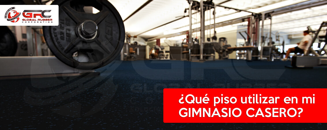 Piso de caucho para gimnasio