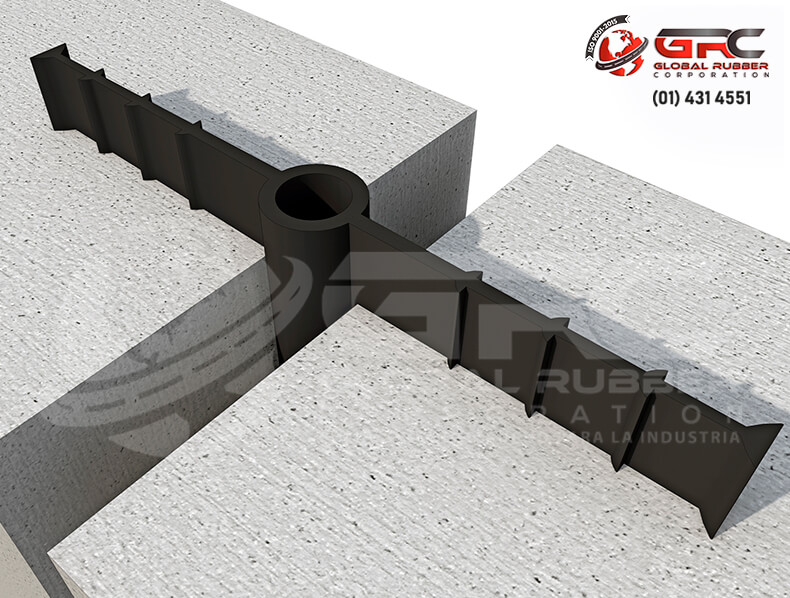 Los rollos de Waterstop son bandas flexibles de caucho de diversos tipos, anchos y diseños utilizados para evitar el pasaje de agua en juntas de contracción, expansión y construcción en estructuras de concreto que vayan a contener agua en su interior