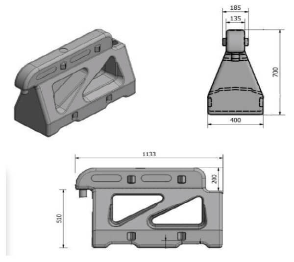 barrera vial hammer blocs
