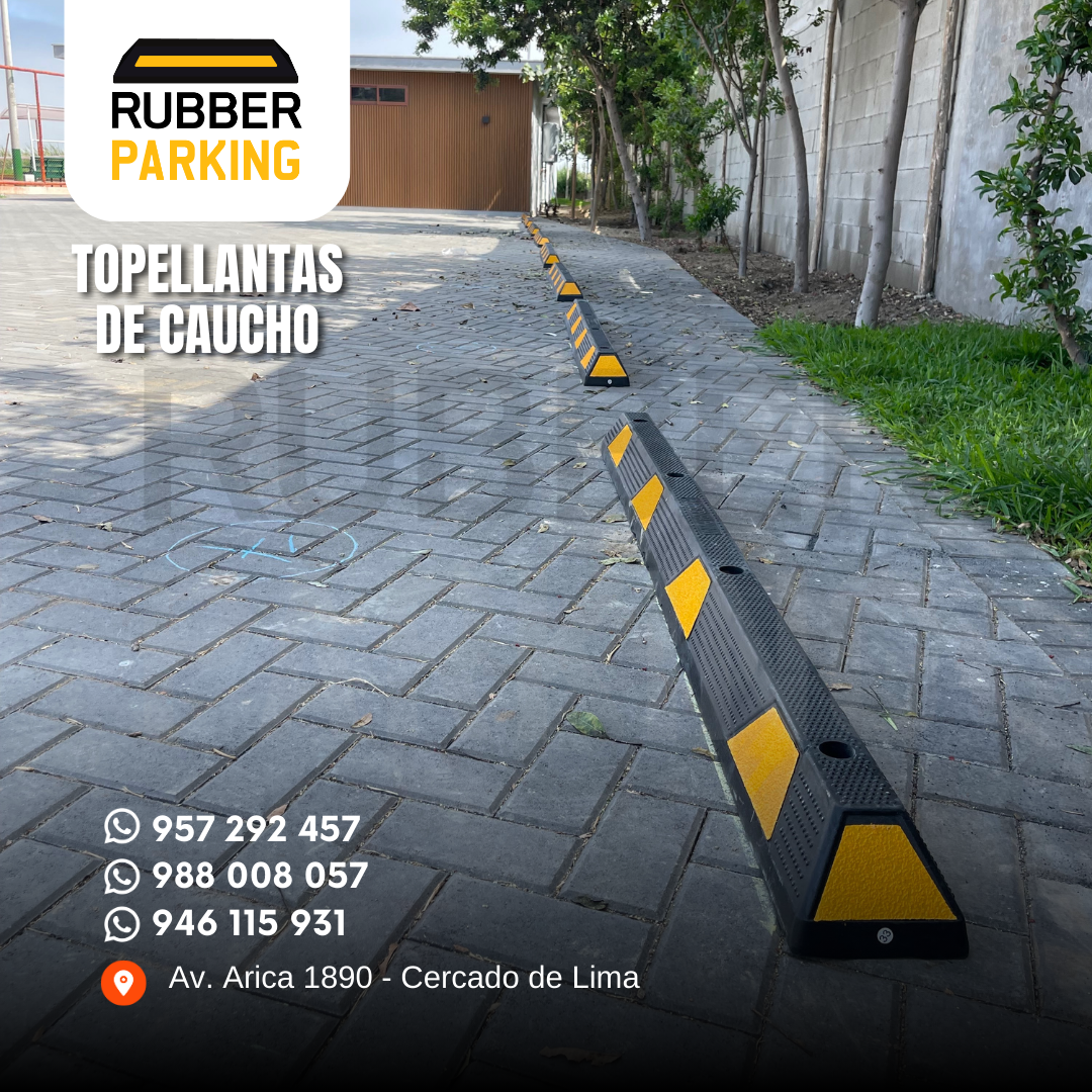 Instalación de topellantas de caucho en Perú