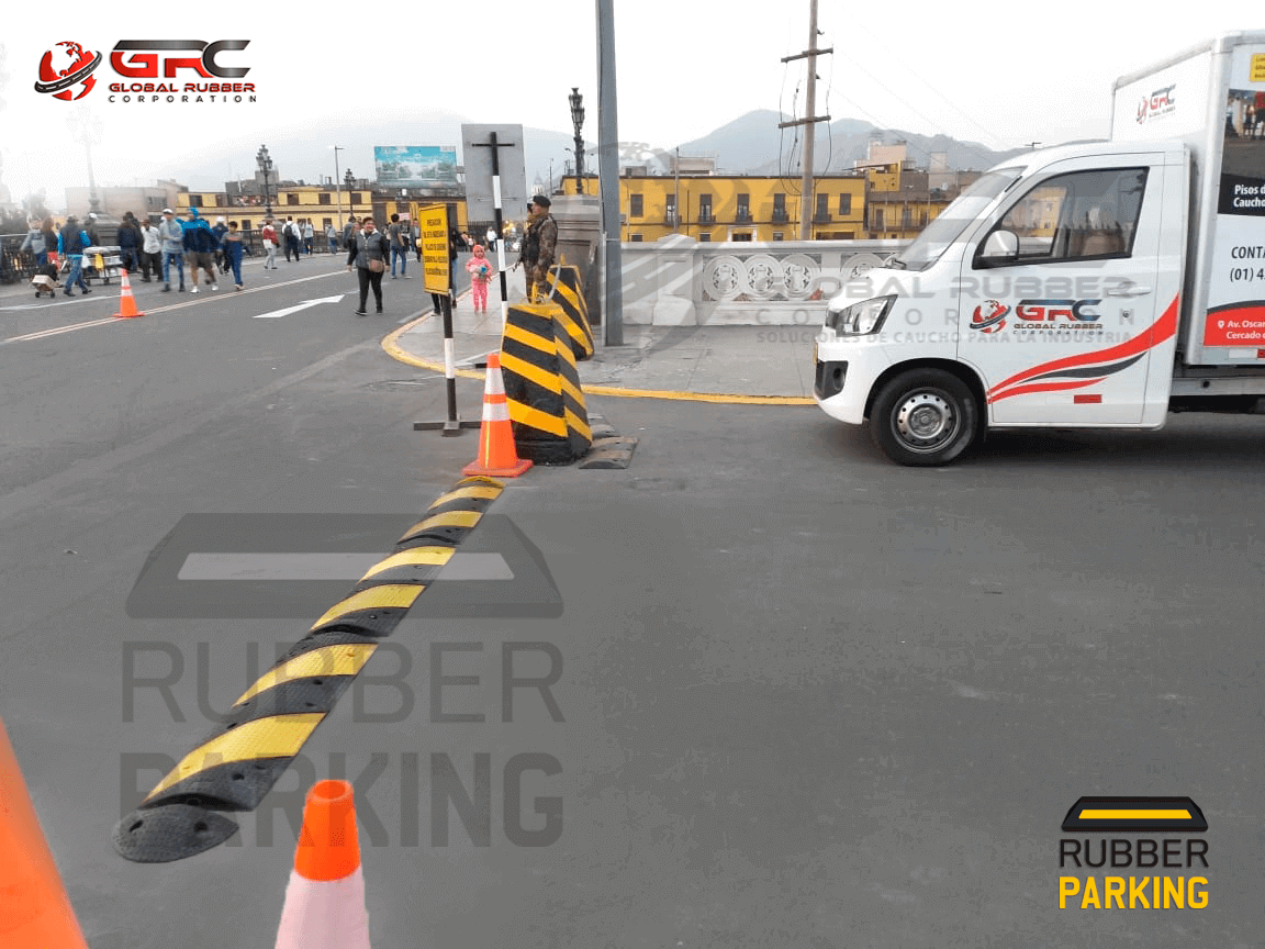 Rompemuelles de caucho modulares