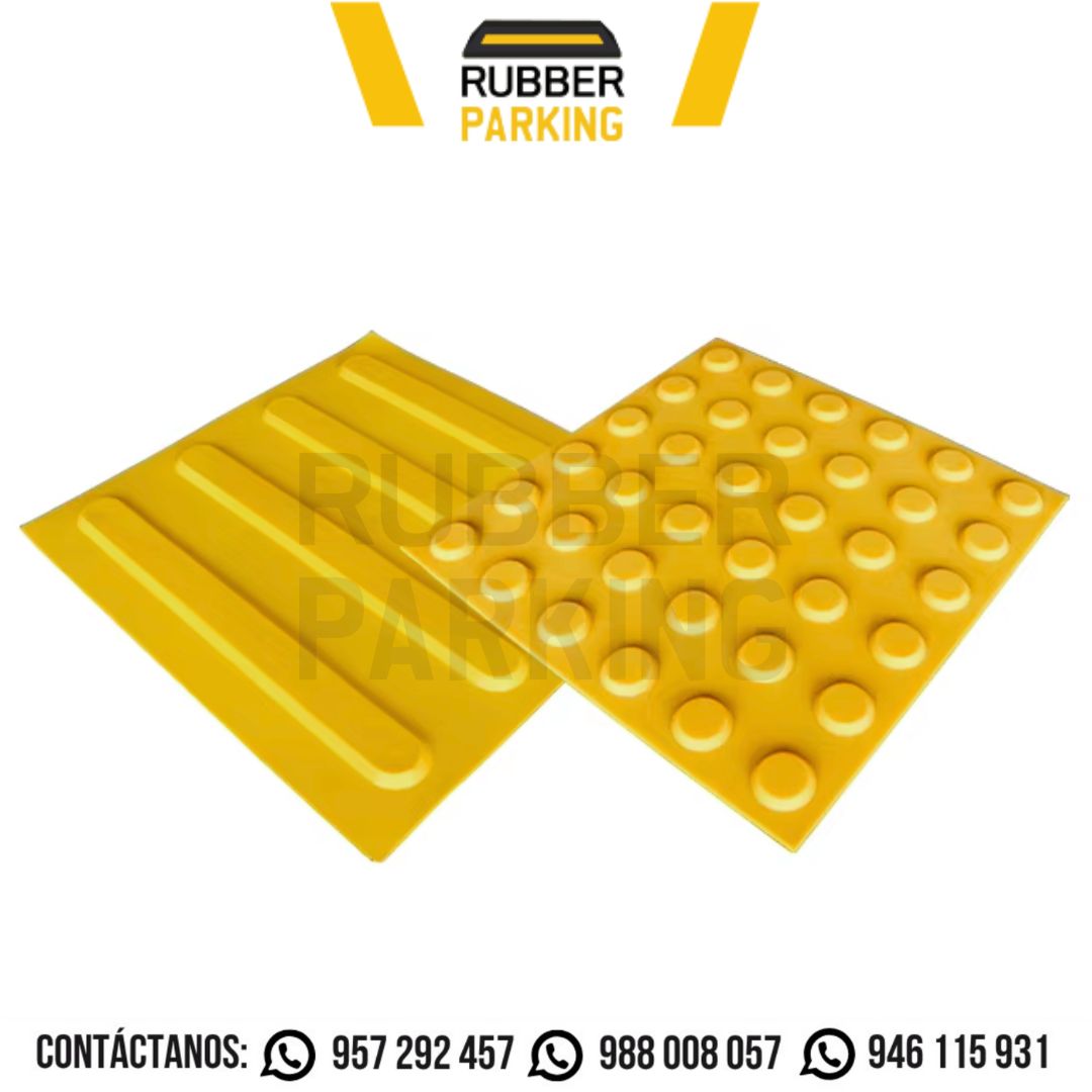 Piso podotáctil PVC pare y siga