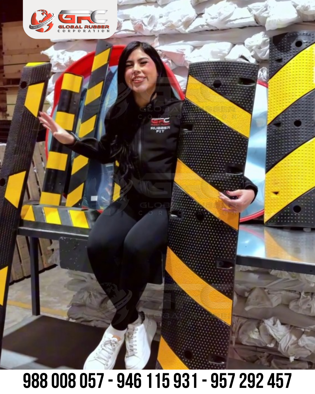 Rompemuelles de caucho en Perú