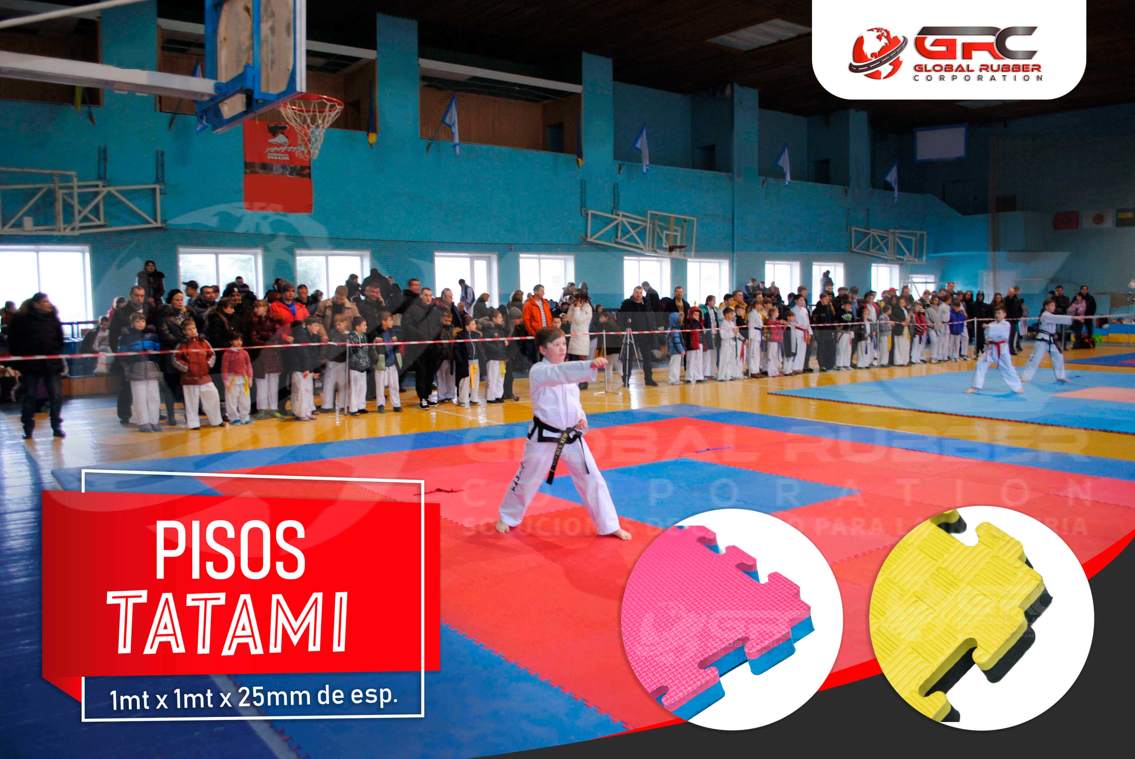 Pisos Tatami resistente a golpes o impactos
