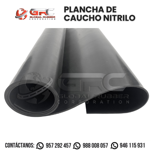 Rollos de caucho nitrilo resistentes