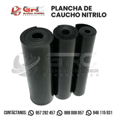 Planchas de caucho nitrilo para uso industrial