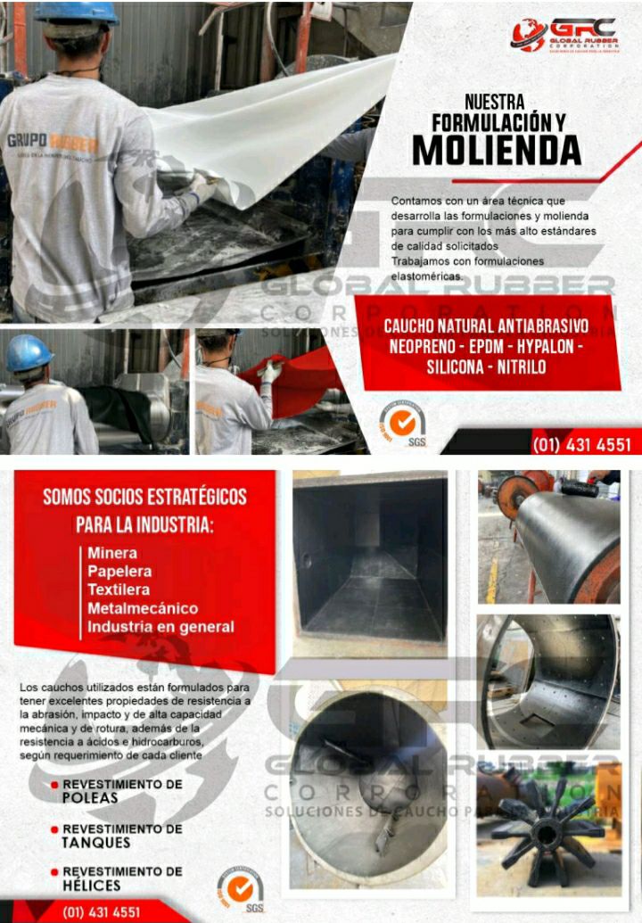 REVESTIMIENTO O VULCANIZADO DE PIEZAS METÁLICAS