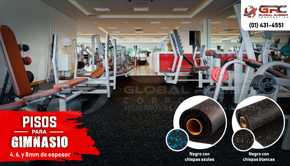 Piso para gimnasios